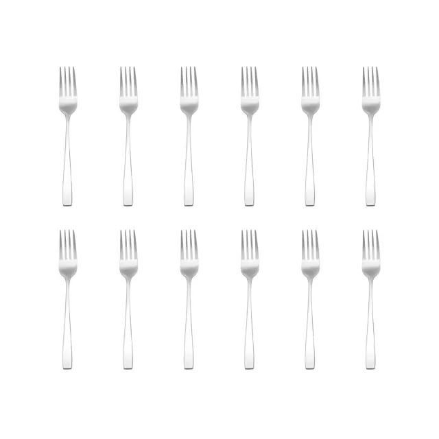Godinger Chisel salatgafler mat stål 12 stk