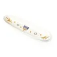 Godinger Hanukkah serveringsfad hvid porcelæn Love Light
