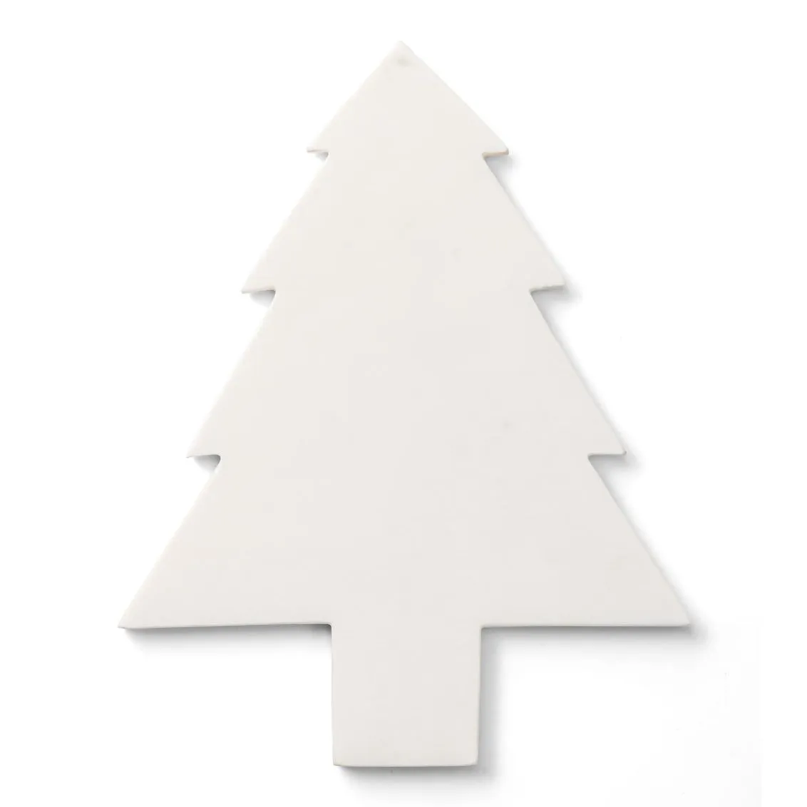 Godinger White Christmas Tree serveringsbræt hvid marmor