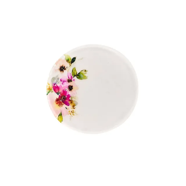 Godinger Claro bordskånere rosa blomst 4 stk træ