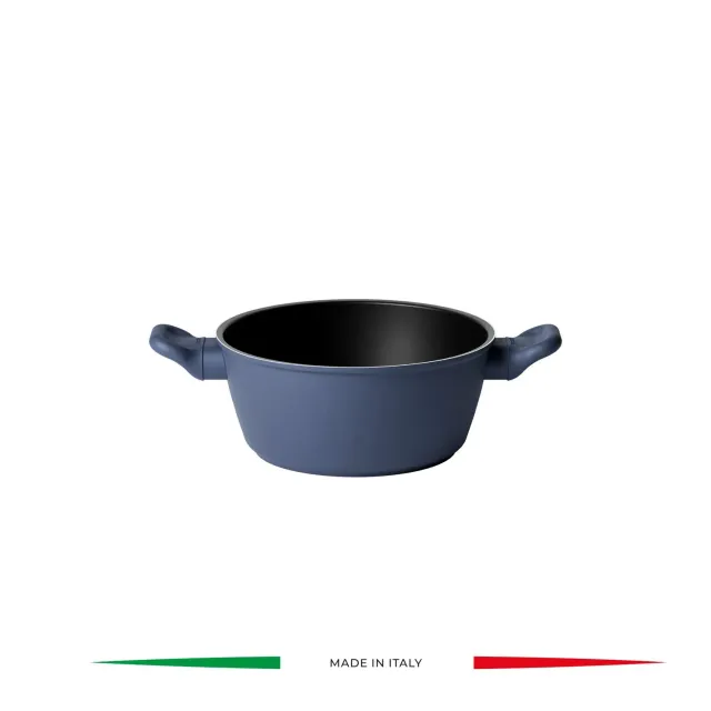 Guzzini Cook&Color gryde 24 cm sort non-stick