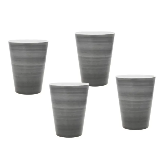Godinger Swirl tumbler sort 4 stk melamin