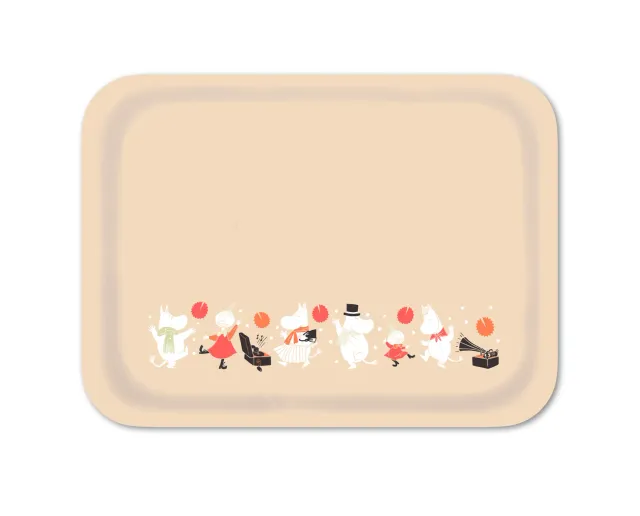 Opto Design Moomin Celebration Beige bakke 27x20 cm