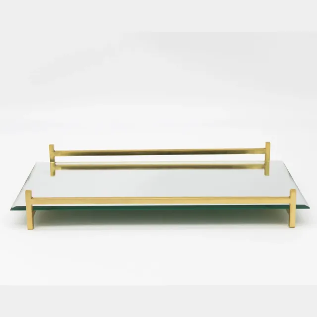 Godinger serveringsbakke spejl guld 40 cm