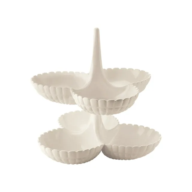 Guzzini Tiffany snackfad 3 skåle med stativ
