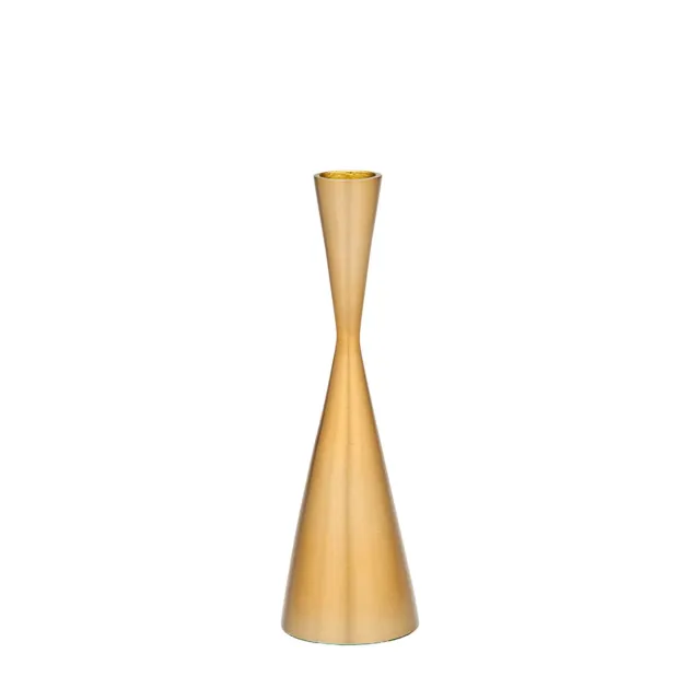 Godinger Hourglass lysestage guld til kertelys