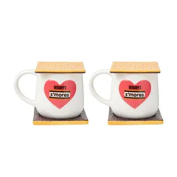 Godinger Hershey Smores krus sæt med 2 porcelæn