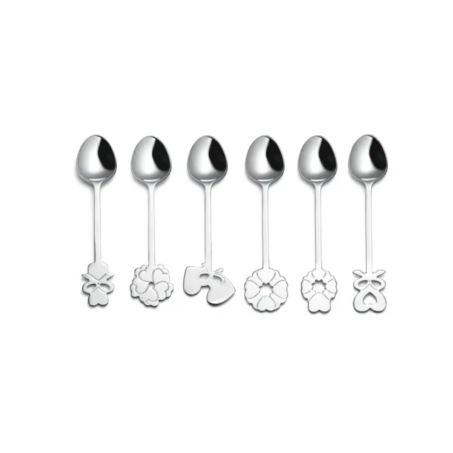 Guzzini Love kaffeskeer 6 stk bryllup