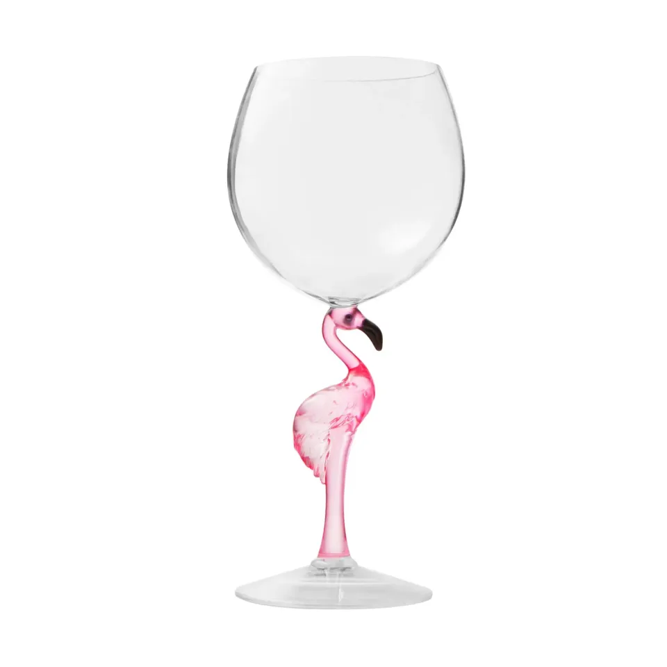 Godinger Flamingo vinglas akryl lyserød 55 cl