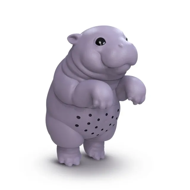 Fred & Friends Sipopotamus flodhest teinfuser silikone