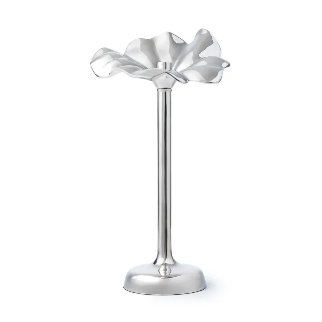 Godinger Blossom Platinum lysestage 47 cm
