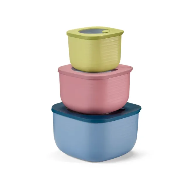Guzzini Store&More Bio opbevaringsboks 3 stk firkantet