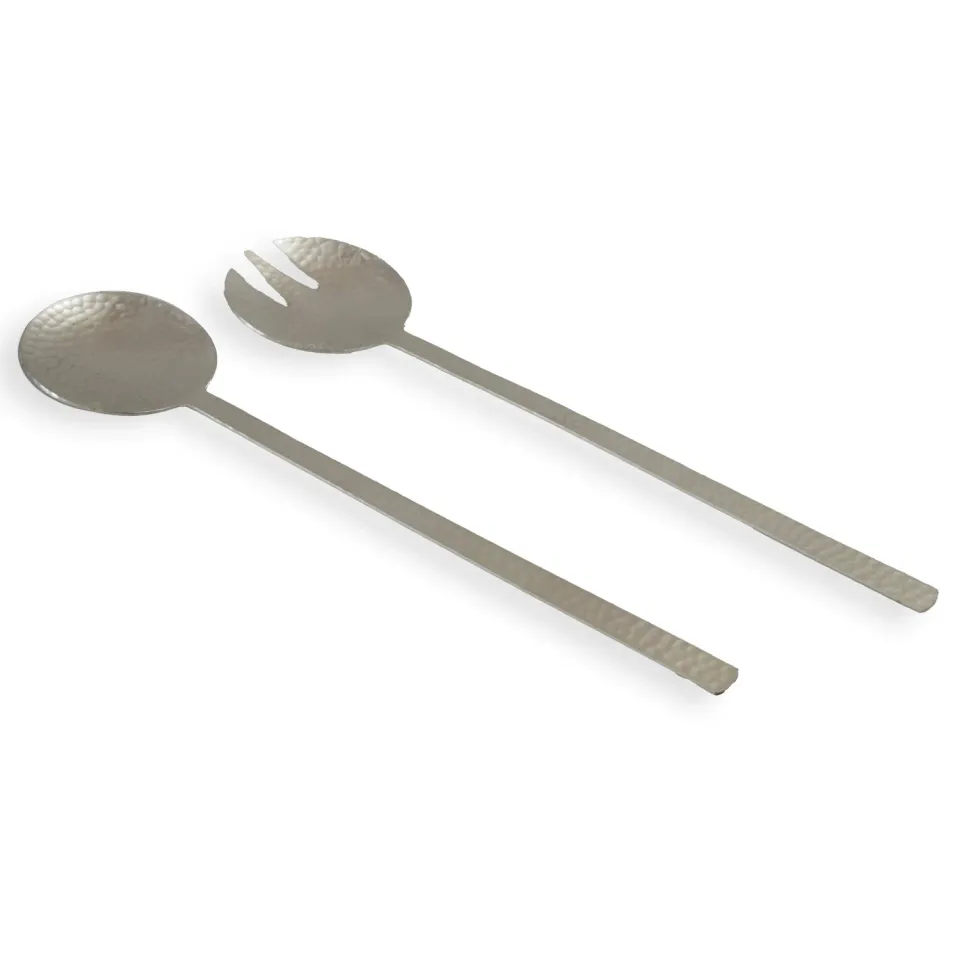 Godinger Temari Hammered Silver salatbestik 2 dele hamret