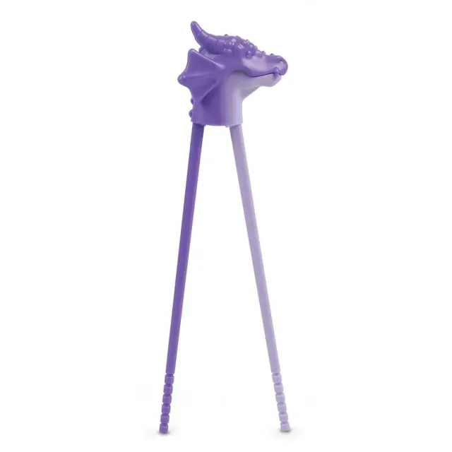 Fred Munchtime Dragon spisepinde til børn lilla