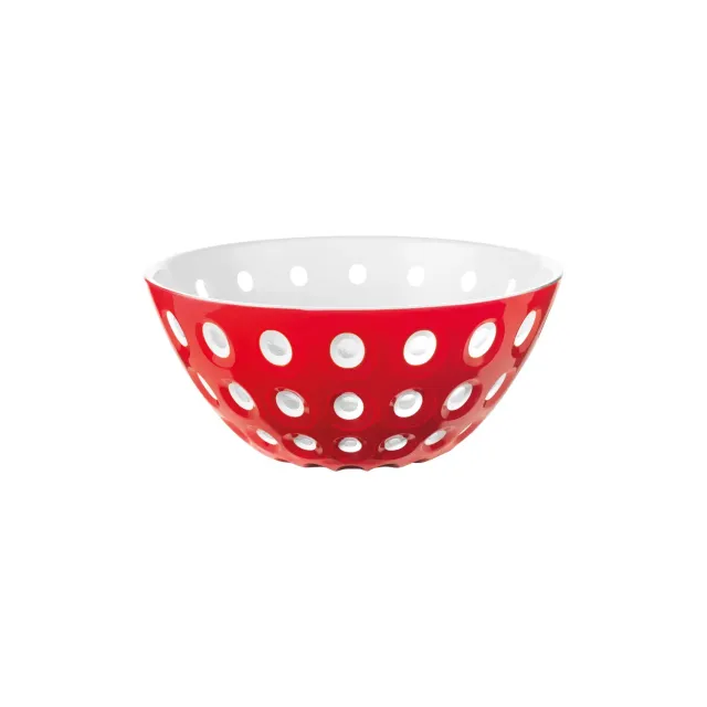 Guzzini Le Murrine Skål Ø25 Rød/Hvid – Akryl