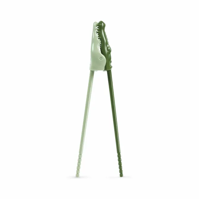Fred Munchtime Crocodile spisepinde til børn grøn