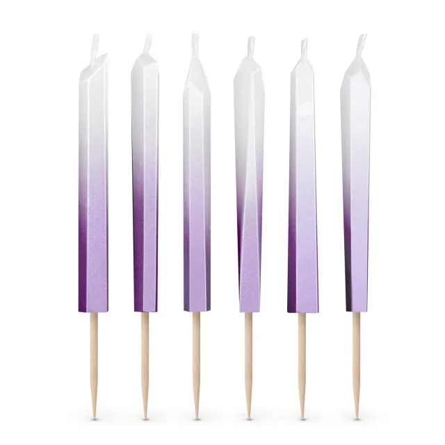 Fred Mystic Wicks kagelys 6 stk krystal
