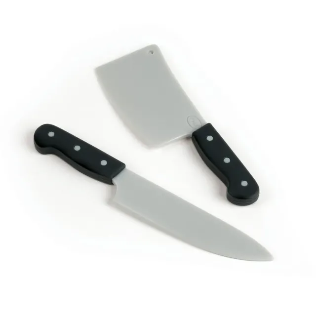 Fred & Friends Cookmarks bogmærker knive silikone 2 stk