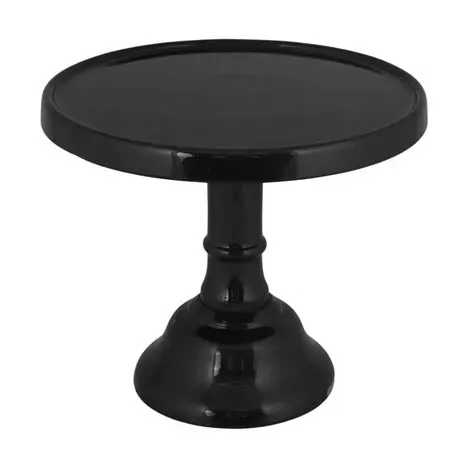 Godinger Black Glaze Large kagefad sort stål 30 cm