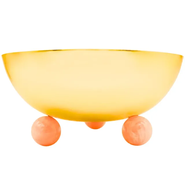 Godinger Temari Pink Gold frugtskal pa fod