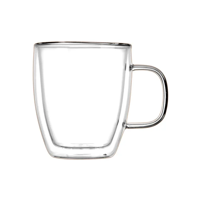 Godinger Double Wall krus 16,5 oz klart glas