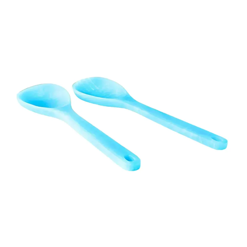 Godinger Lucente salatbestik matblå resin 2 dele
