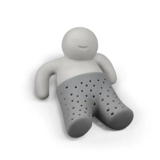 Fred & Friends Mr Tea mand teinfuser grå silikone