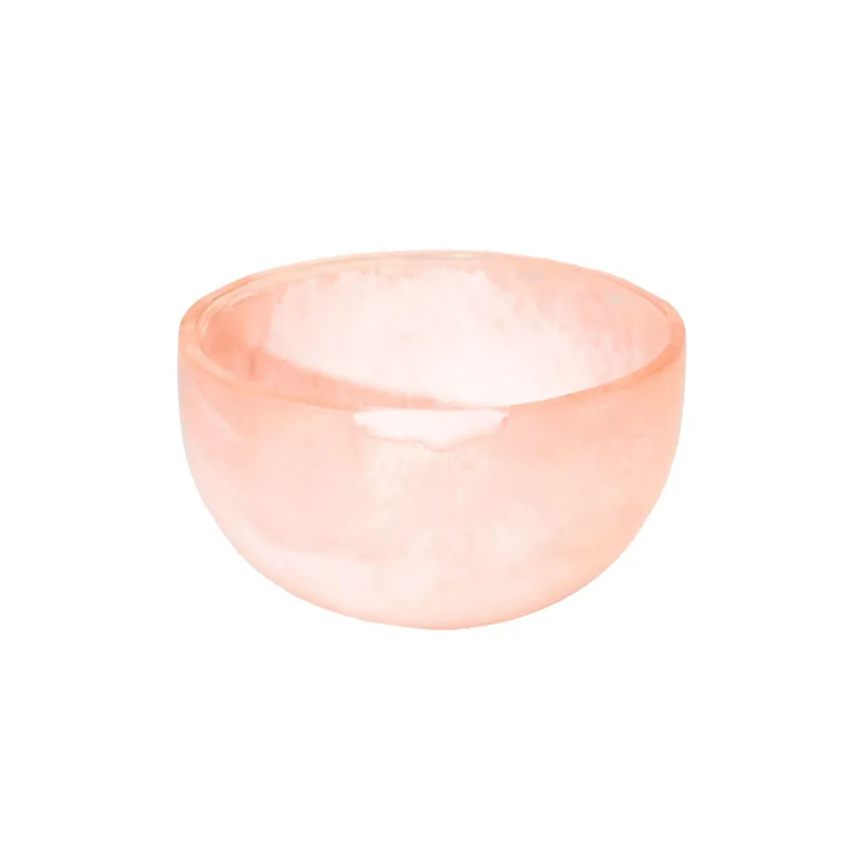 Godinger Lucente skål lyserød resin 30 oz