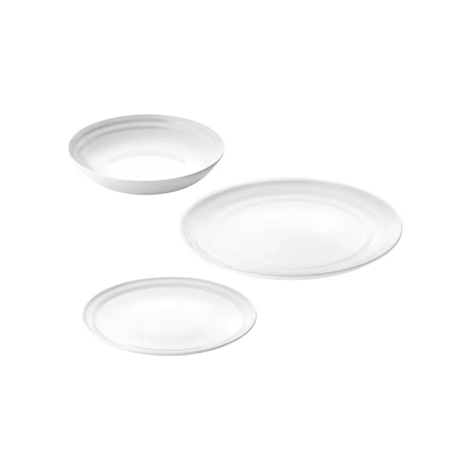 Guzzini Everyday spisestel 6 personer hvid porcelæn