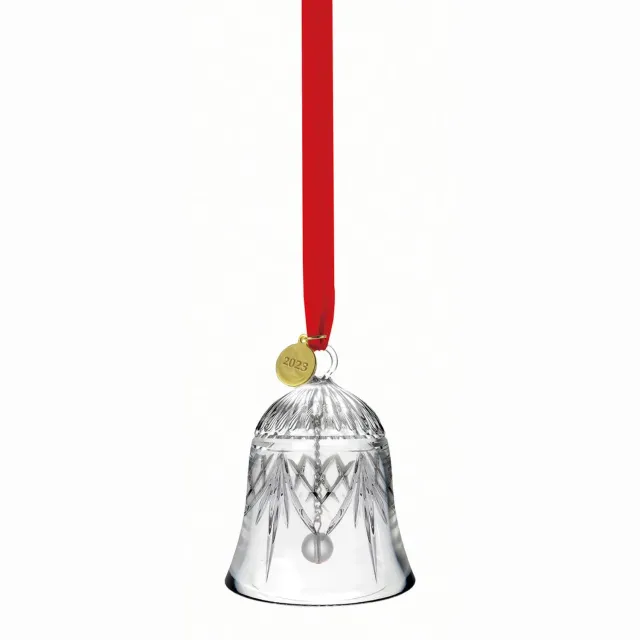 Godinger Dublin juleklokke krystal ornament klar